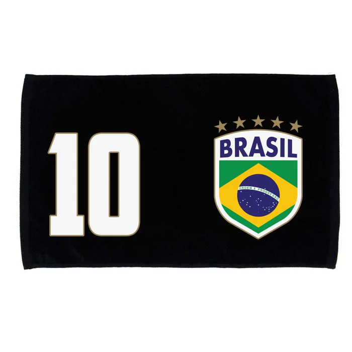 Brasil World Cup Soccer Emblem Jersey Microfiber Hand Towel