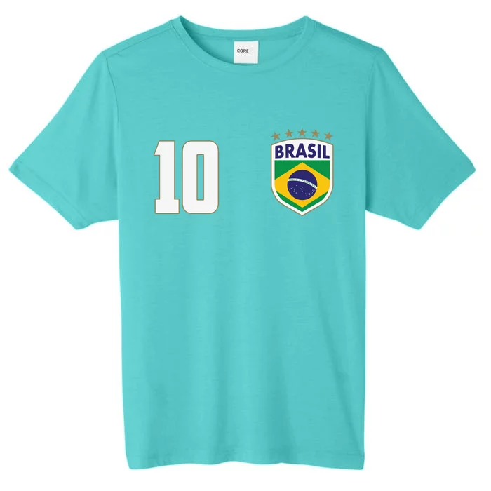 Brasil World Cup Soccer Emblem Jersey ChromaSoft Performance T-Shirt