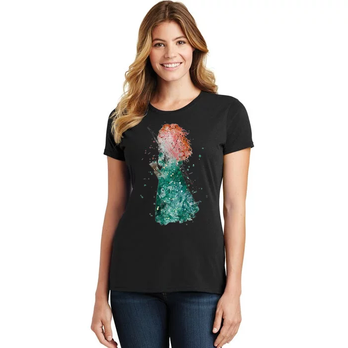 Brave Merida Watercolor Women's T-Shirt