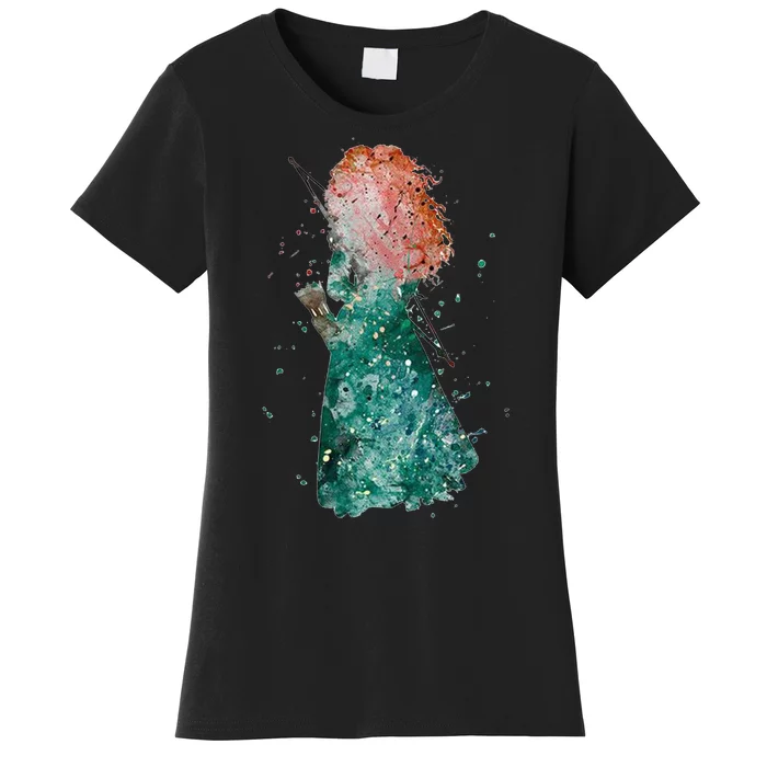 Brave Merida Watercolor Women's T-Shirt