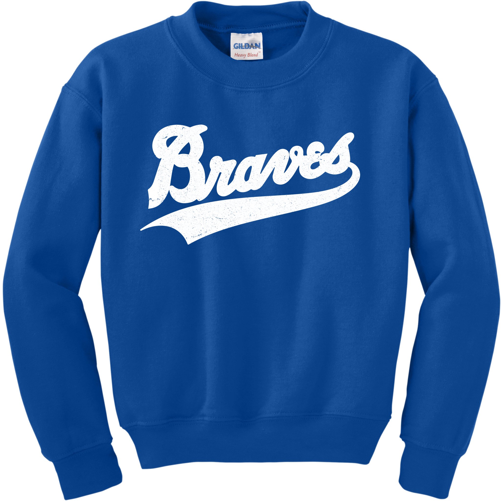 Teeshirtpalace Braves Baseball Vintage Sports Logo Sweatshirt