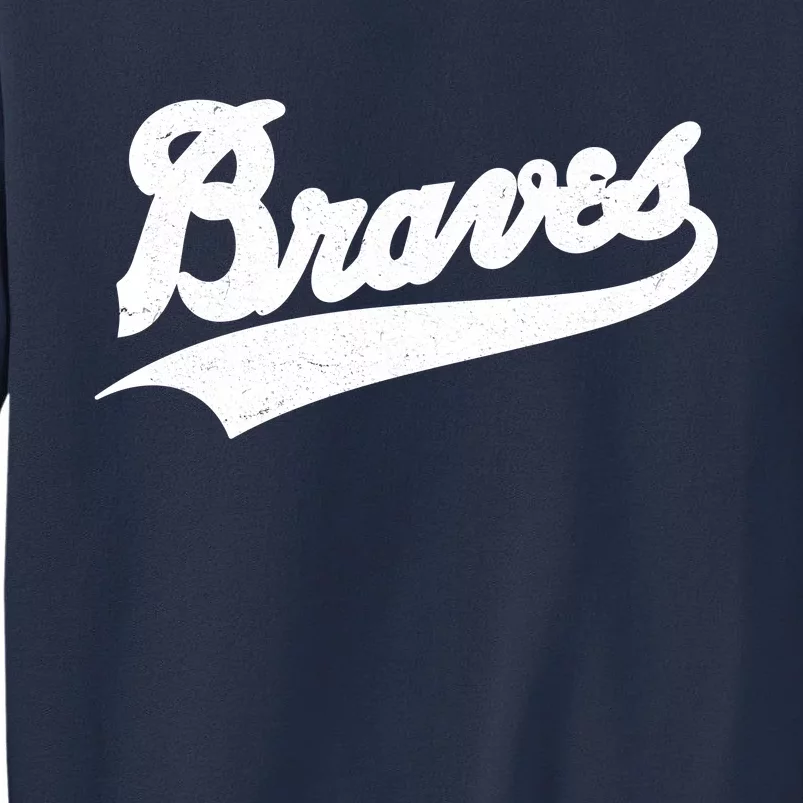 Braves Baseball Vintage Sports Logo Sweatshirt