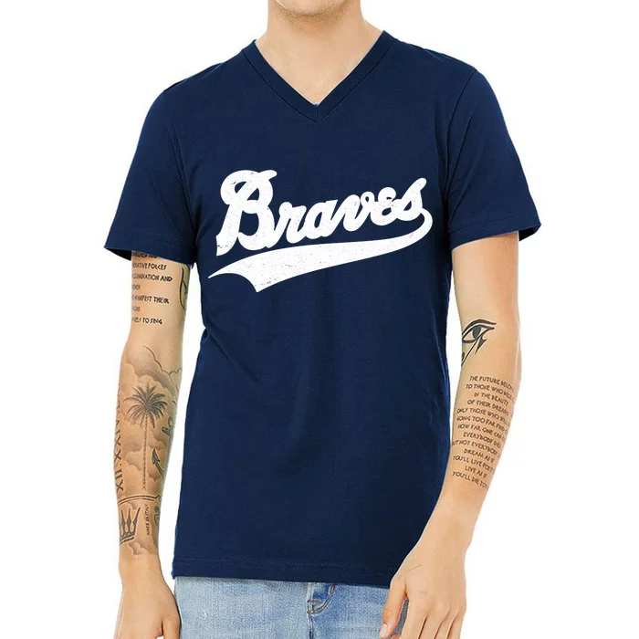 Teeshirtpalace Vintage Atlanta Baseball Sports Logo T-Shirt