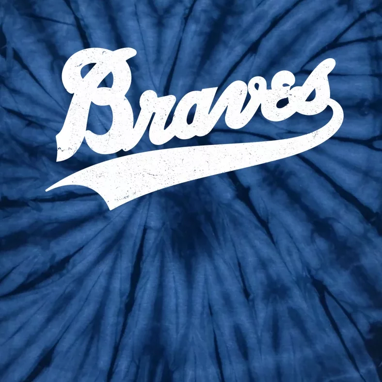 Teeshirtpalace Braves Baseball Vintage Sports Logo Tie-Dye T-Shirt