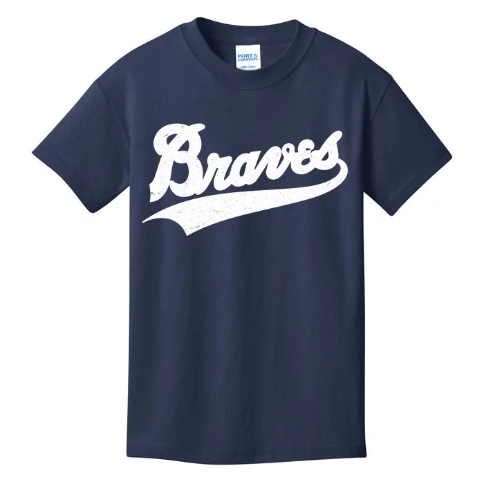 Teeshirtpalace Braves Baseball Vintage Sports Logo Sweatshirt