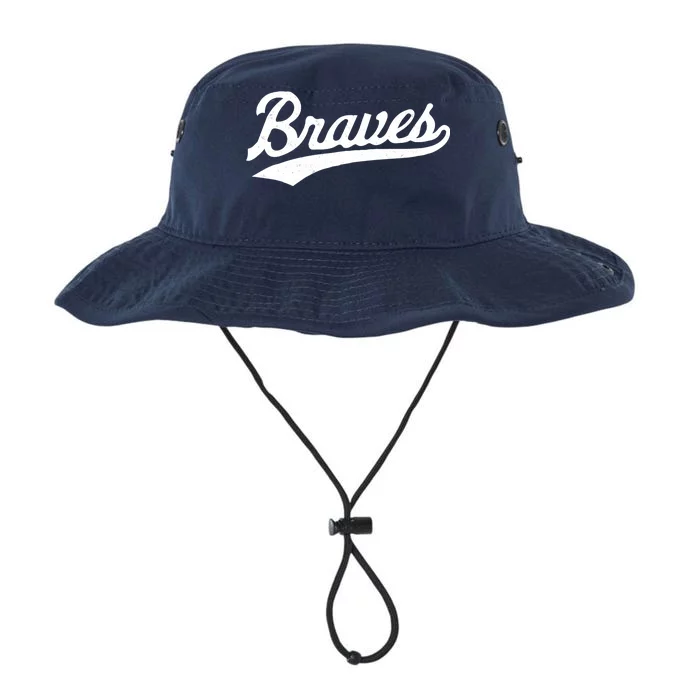 Braves Vintage Distressed Trucker Hat