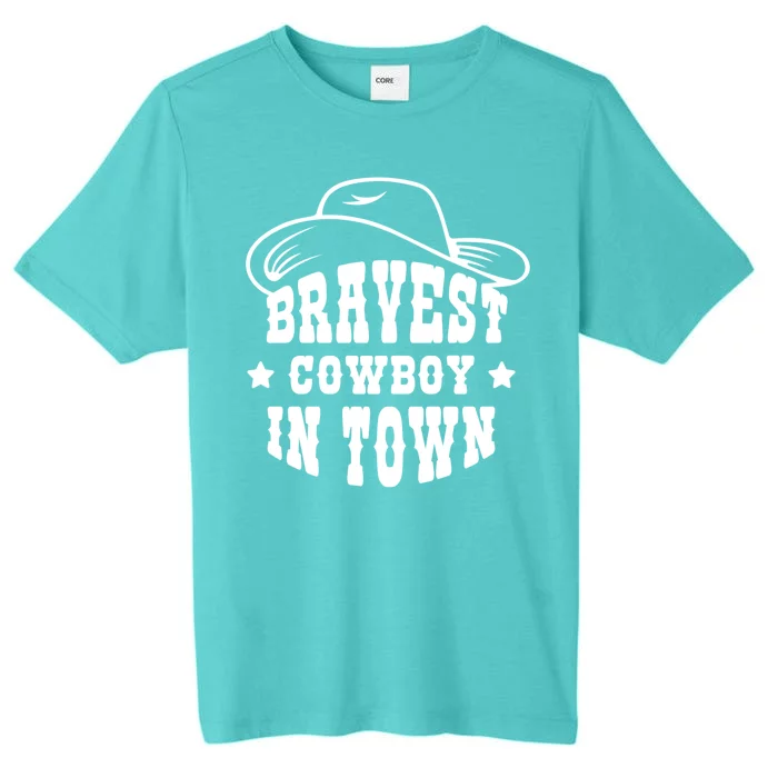 Bravest Cowboy In Town ChromaSoft Performance T-Shirt