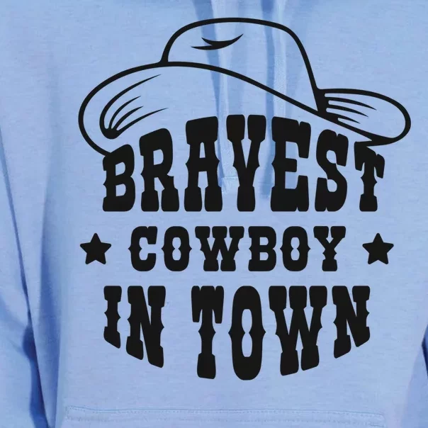 Bravest Cowboy In Town Unisex Surf Hoodie