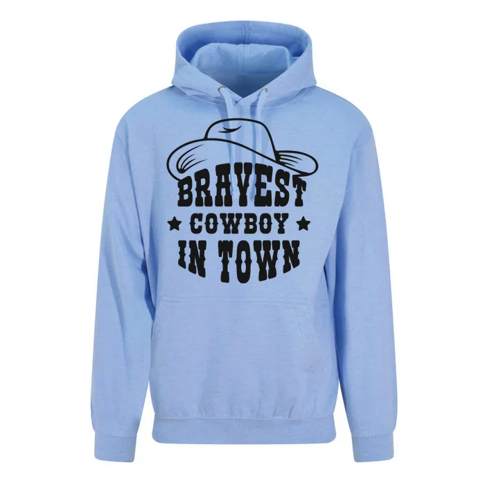 Bravest Cowboy In Town Unisex Surf Hoodie