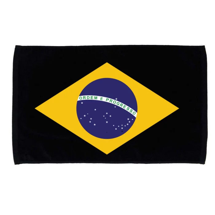 Brazil National Flag Microfiber Hand Towel