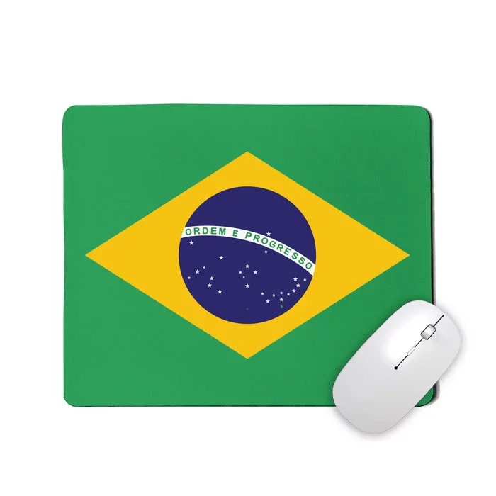 Brazil National Flag Mousepad