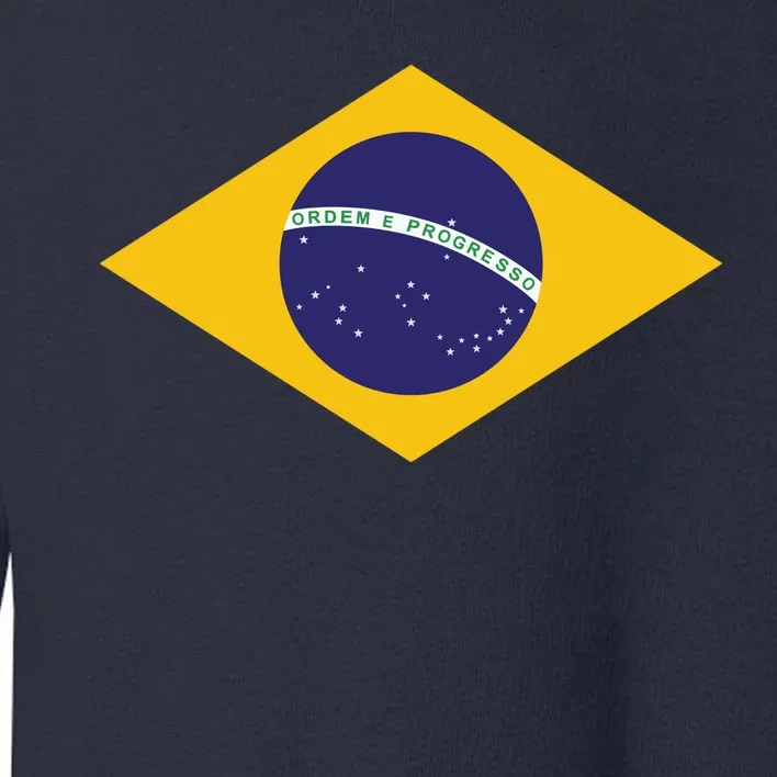 Brazil National Flag Toddler Sweatshirt