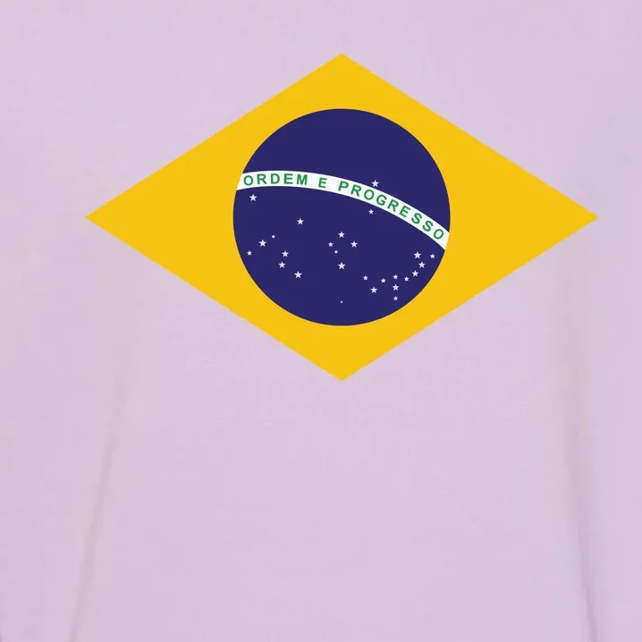 Brazil National Flag Garment-Dyed Sweatshirt