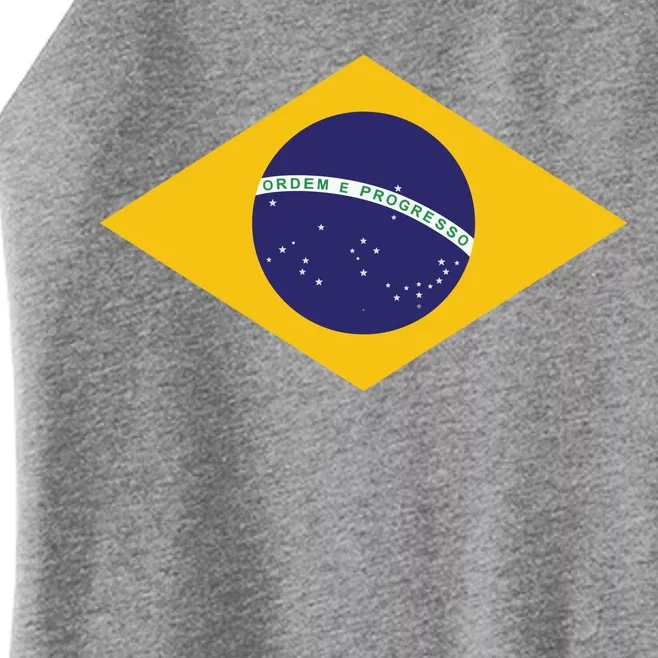 Brazil National Flag Women’s Perfect Tri Rocker Tank