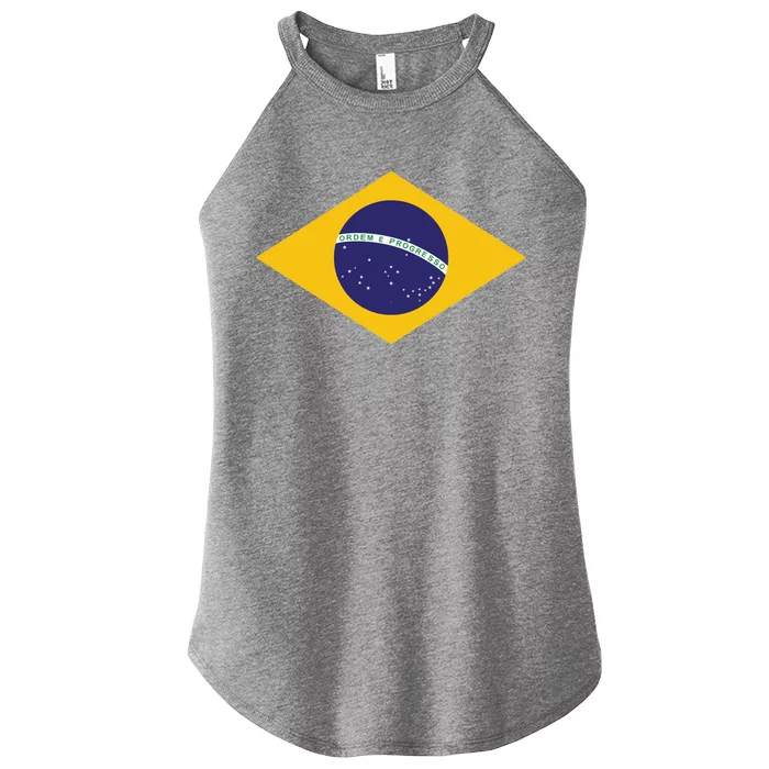 Brazil National Flag Women’s Perfect Tri Rocker Tank