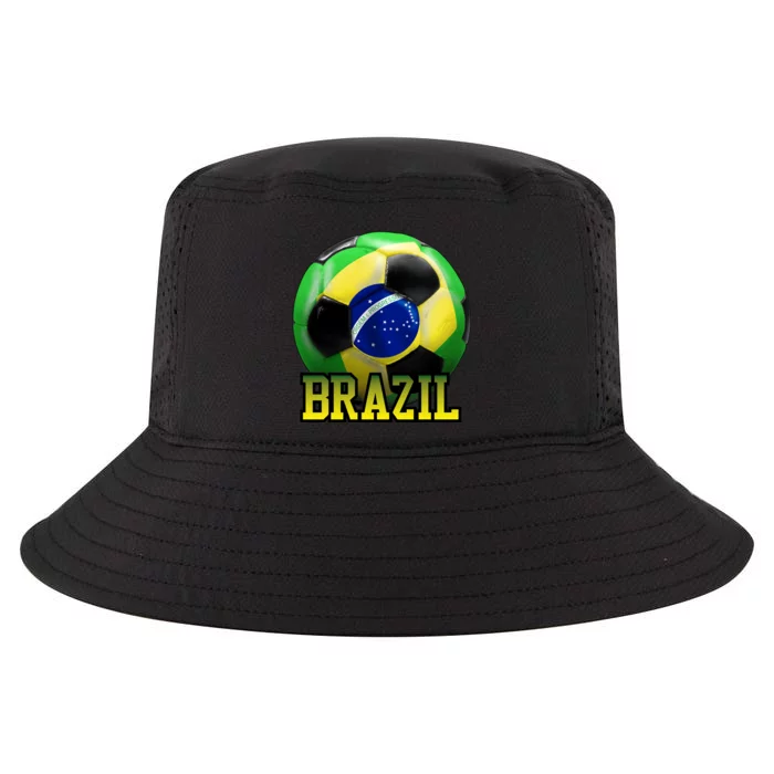 Brazil Soccer Logo Cool Comfort Performance Bucket Hat