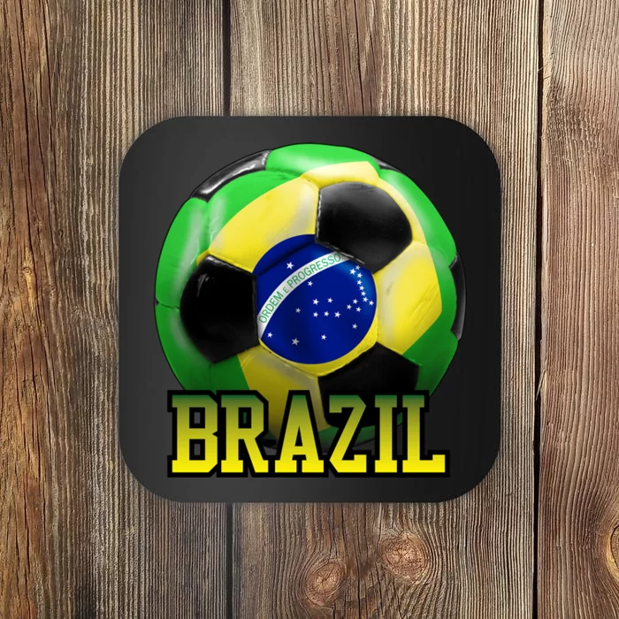 Brazil Soccer Logo Coaster