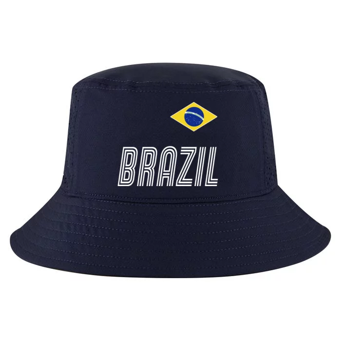 Brazil Soccer Team Jersey Flag Cool Comfort Performance Bucket Hat