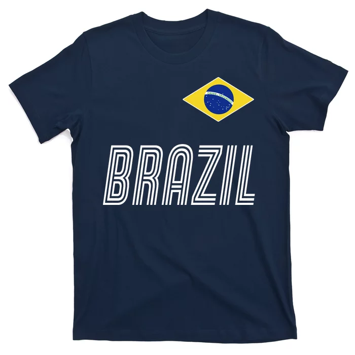 Brazil Soccer Team Jersey Flag T-Shirt