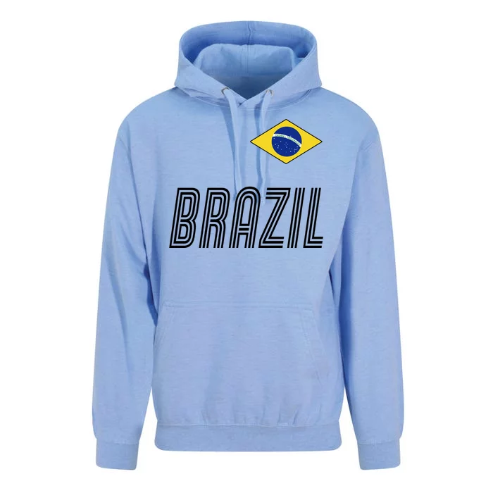 Brazil Soccer Team Jersey Flag Unisex Surf Hoodie