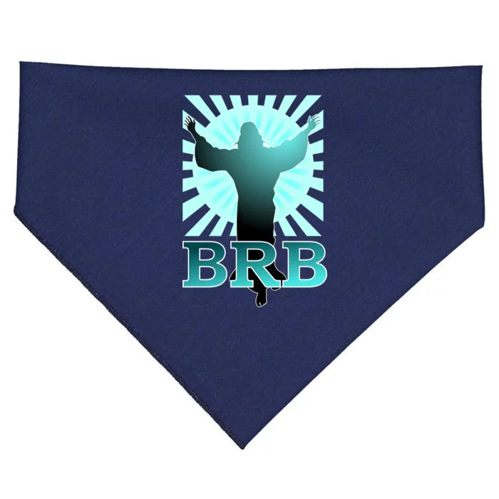 BRB Jesus Be Right Back USA-Made Doggie Bandana