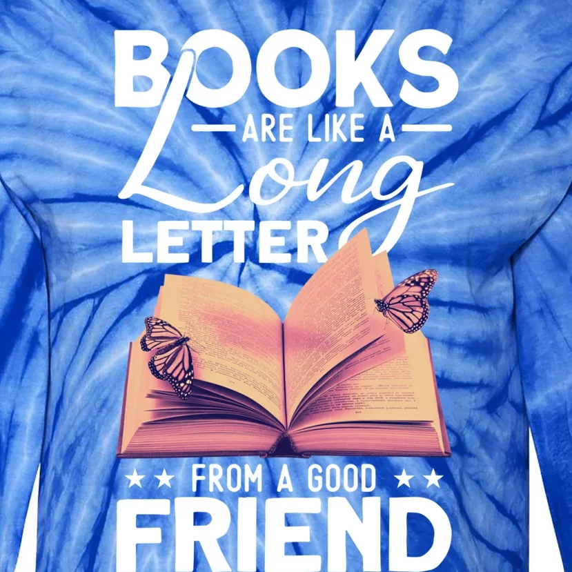 Book Reading Bookworm Meaningful Gift Tie-Dye Long Sleeve Shirt