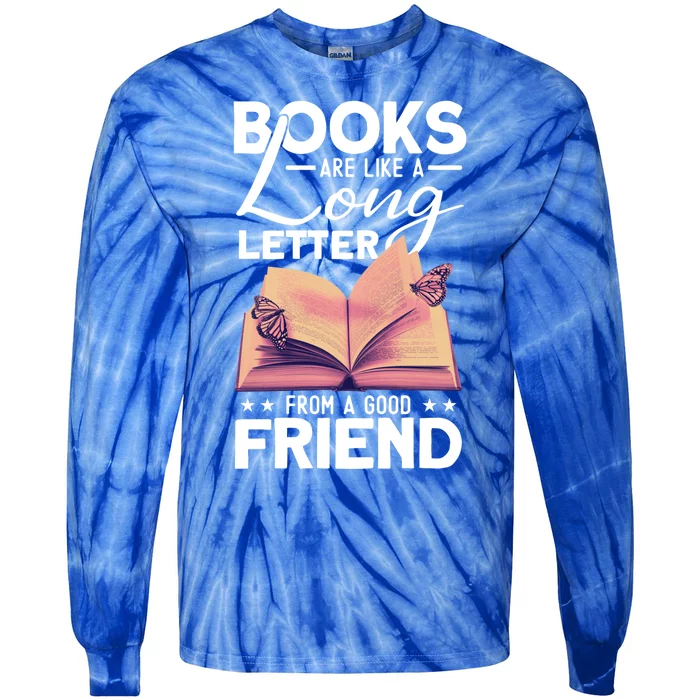 Book Reading Bookworm Meaningful Gift Tie-Dye Long Sleeve Shirt