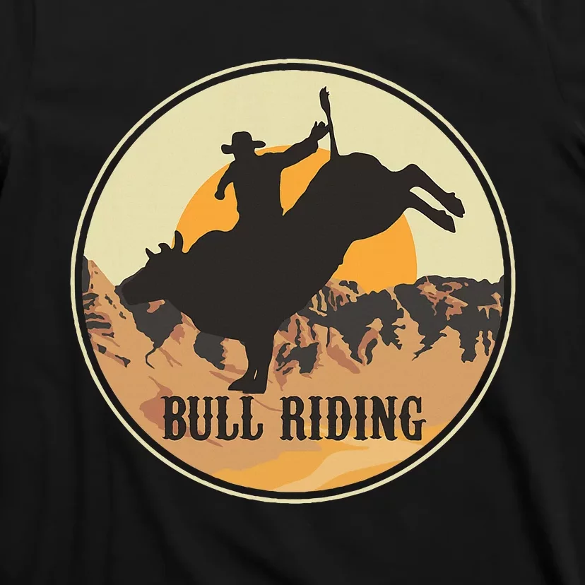 Bull Riding Bullriding Cowboy Western Rodeo T-Shirt