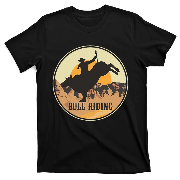 Bull Riding Bullriding Cowboy Western Rodeo T-Shirt