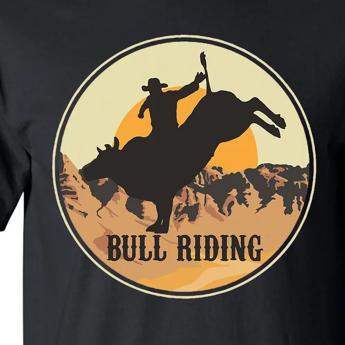 Bull Riding Bullriding Cowboy Western Rodeo Tall T-Shirt