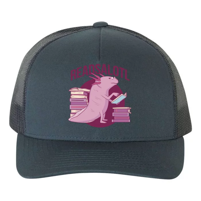 BookLover Readsalotl Bookworm Gift Yupoong Adult 5-Panel Trucker Hat