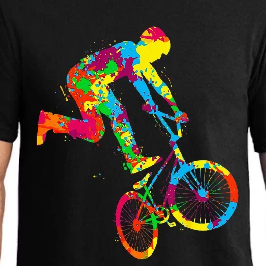 BMX Rider Bike Bicycle Stunt Racing Kids Pajama Set