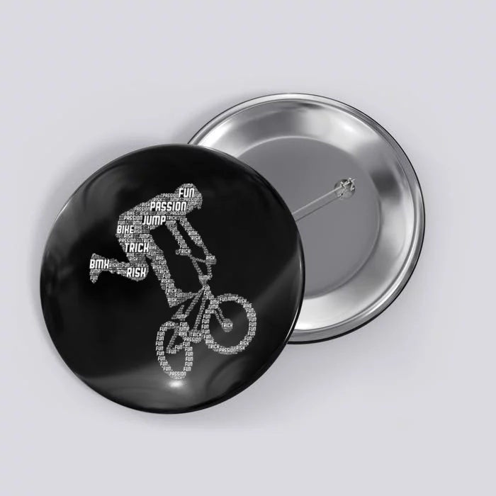 Bmx Rider Bike Bicycle Stunt Racing Button