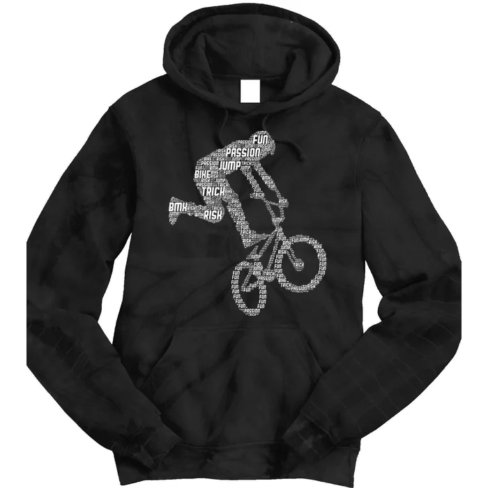 Bmx Rider Bike Bicycle Stunt Racing Tie Dye Hoodie