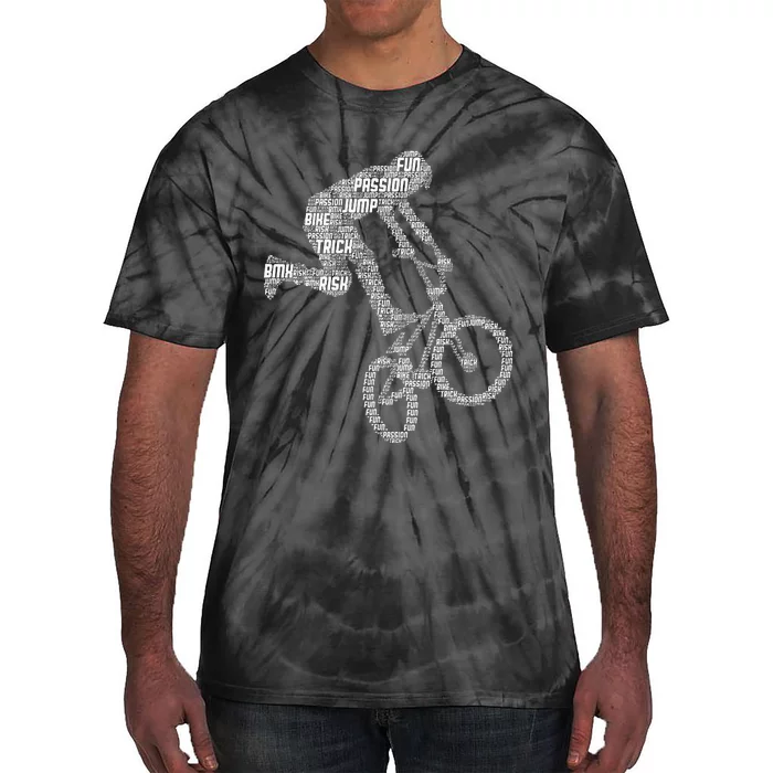 Bmx Rider Bike Bicycle Stunt Racing Tie-Dye T-Shirt