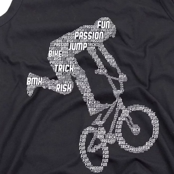 Bmx Rider Bike Bicycle Stunt Racing Tank Top