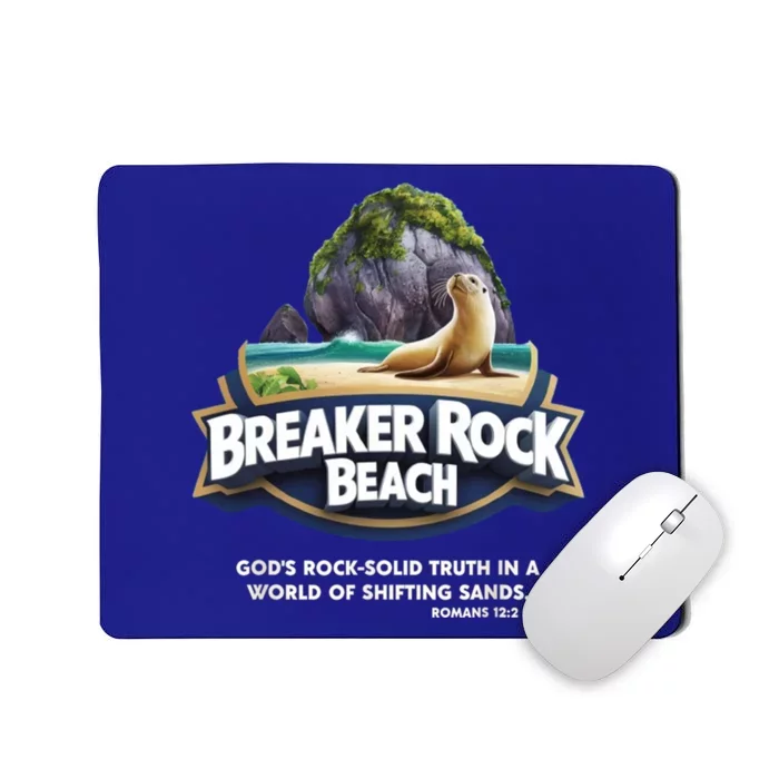 Breaker Rock Beach GodS Rocksolid Truth Christian Vbs 2024 Gift Mousepad