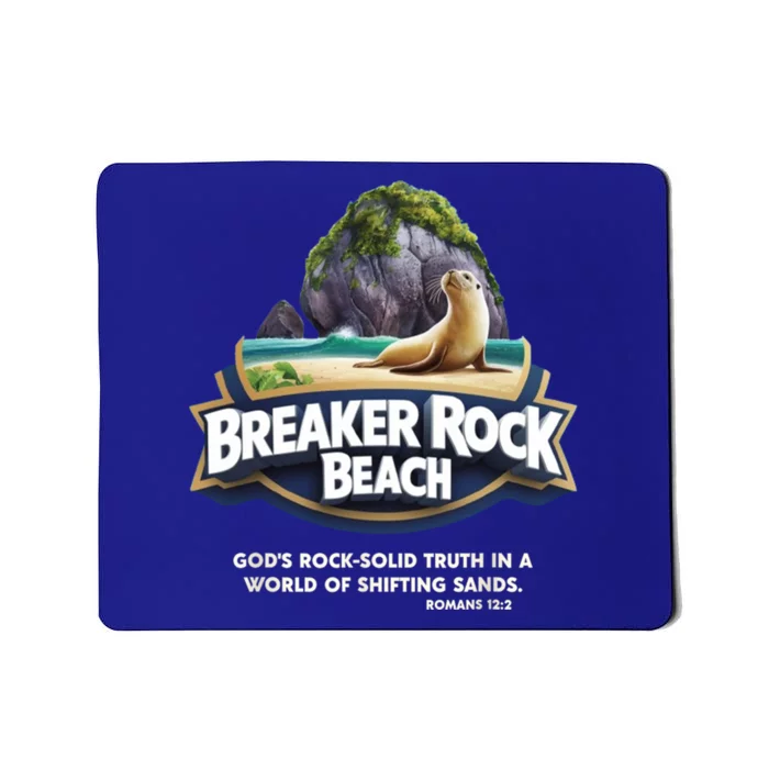 Breaker Rock Beach GodS Rocksolid Truth Christian Vbs 2024 Gift Mousepad