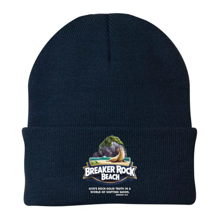 Breaker Rock Beach GodS Rocksolid Truth Christian Vbs 2024 Gift Knit Cap Winter Beanie