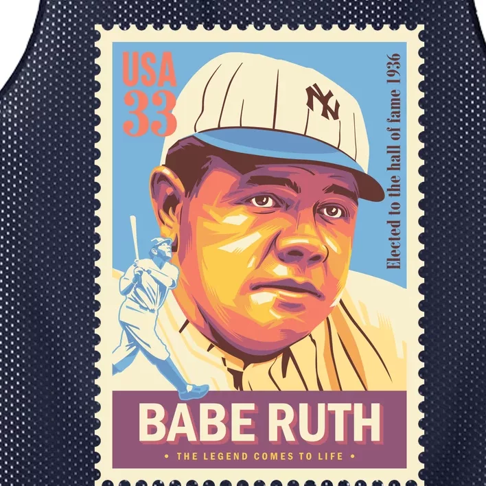 BABE RUTH Mesh Reversible Basketball Jersey Tank