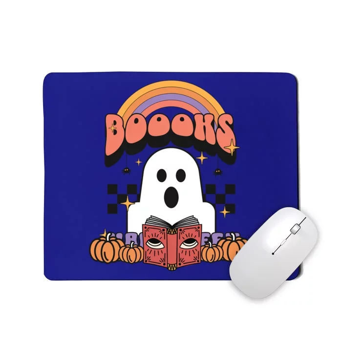 Booooks Reading Books Sarcastic Halloween Costume Boo Read Cool Gift Mousepad