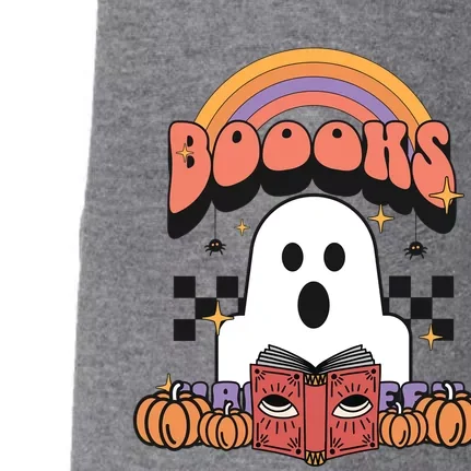 Booooks Reading Books Sarcastic Halloween Costume Boo Read Cool Gift Doggie 3-End Fleece Hoodie