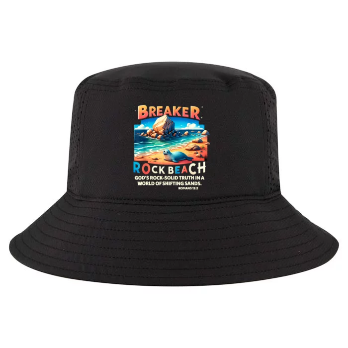 Breaker Rock Beach Christian GodS Rocksolid Truth Vbs 2024 Cool Comfort Performance Bucket Hat