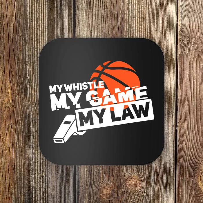 Basketball Referee - Basketballer Hoops Basketball Ref Coaster