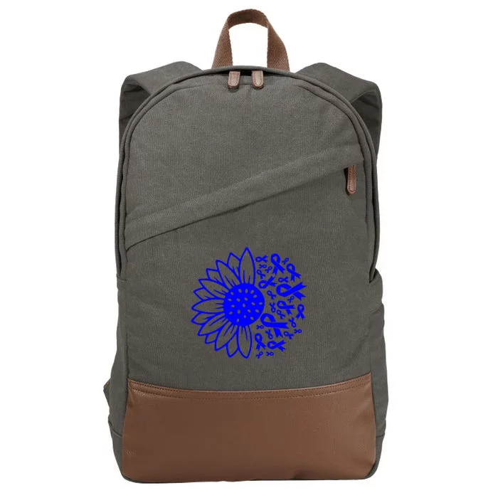 Blue Ribbon Cotton Canvas Backpack