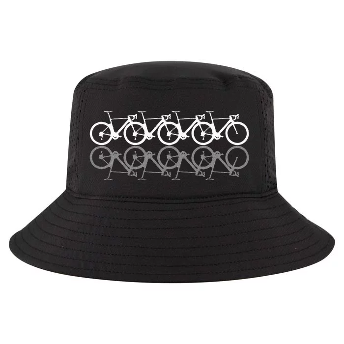 Bicycle Road Bike Racing Retro Cycling Cyclist Gift Cool Comfort Performance Bucket Hat