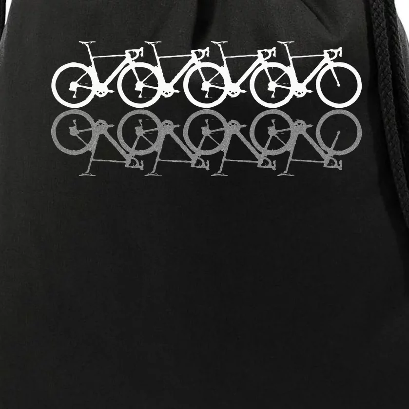 Bicycle Road Bike Racing Retro Cycling Cyclist Gift Drawstring Bag