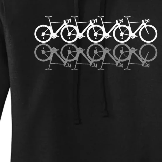 Bicycle Road Bike Racing Retro Cycling Cyclist Gift Women's Pullover Hoodie