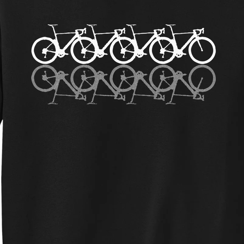 Bicycle Road Bike Racing Retro Cycling Cyclist Gift Tall Sweatshirt