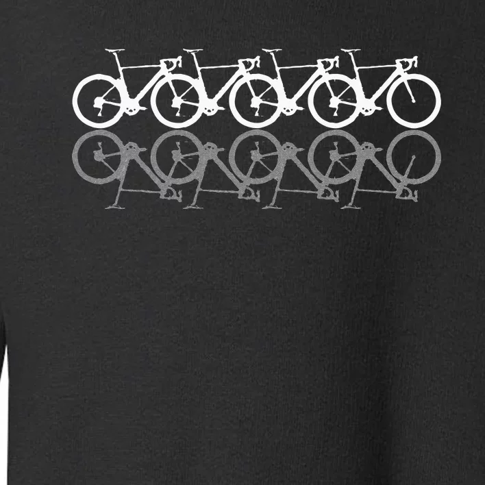 Bicycle Road Bike Racing Retro Cycling Cyclist Gift Toddler Sweatshirt